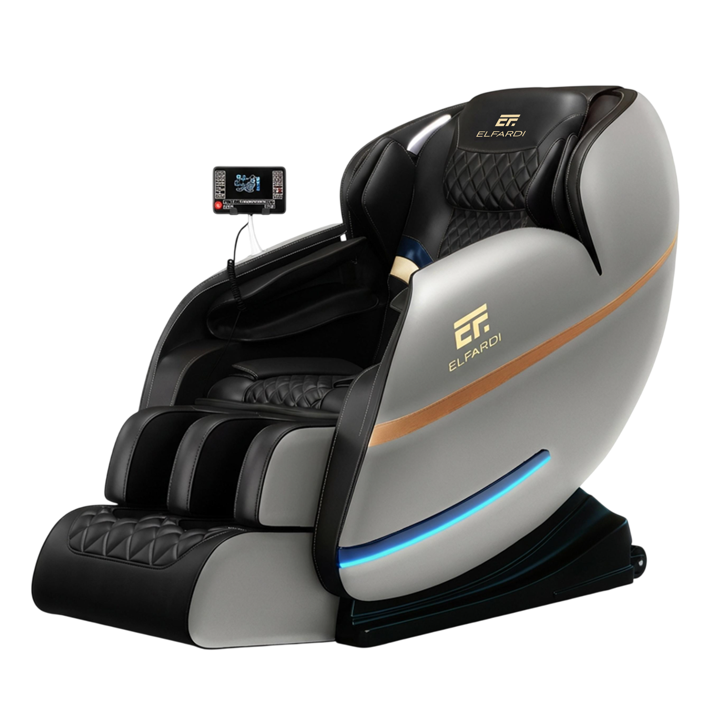 Массажное кресло A20B Серый космос